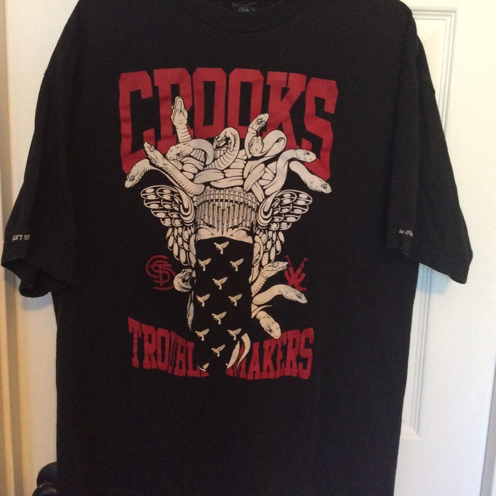 Crooks & castles medusa t shirt XL